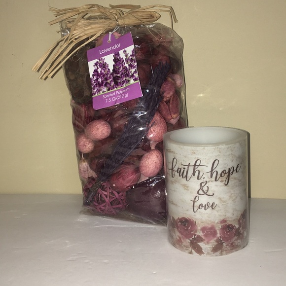Lavender Scent Potpourri & Battery operated candle - Picture 10 of 13